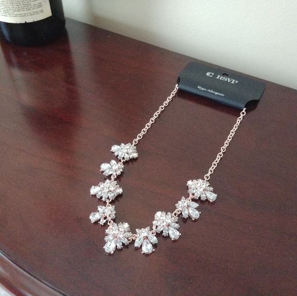 ✨💎RSVP | Necklace | Rose Gold | Diamond - Picture 2 of 5